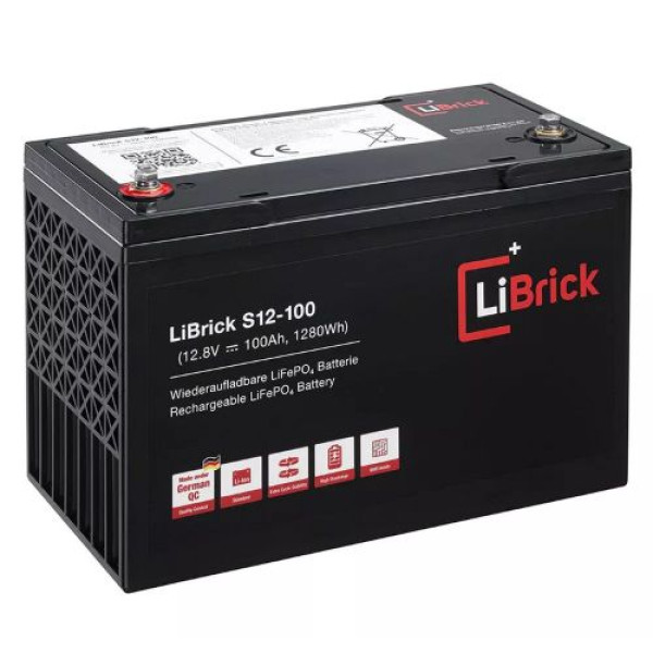 LiBrick LiFePO4 Μπαταρία 12.8V 100Ah S12-100 