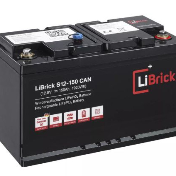 LiBrick LiFePO4 Μπαταρία 12.8V 150Ah S12-150 CAN 
