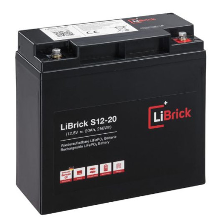 LiBrick LiFePO4 Μπαταρία 12.8V 20Ah S12-20
