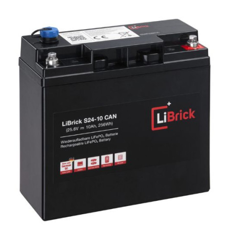LiBrick LiFePO4 Μπαταρία 25.6V 10Ah S24-10 CAN