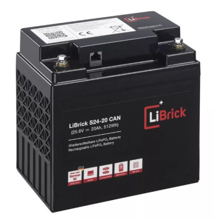 LiBrick LiFePO4 Μπαταρία 25.6V 20Ah S24-20 CAN