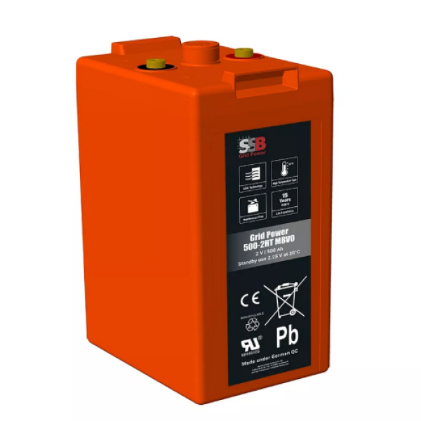 SSB AGM Μπαταρία 12V 500Ah Grid Power 500-2HT M8V0