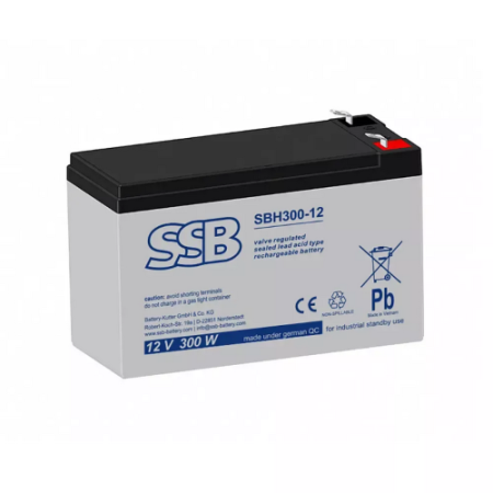 SSB AGM Μπαταρία 12V 8.5Ah SBH 300-12