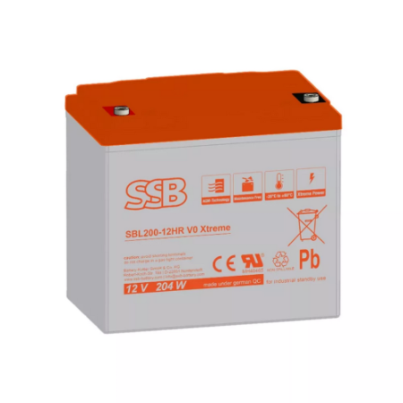 SSB AGM Μπαταρία 12V 55Ah SBL 200-12HR V0 Xtreme