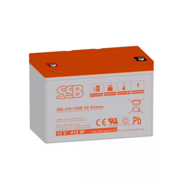SSB AGM Μπαταρία 12V 90Ah SBL410-12HR V0 Xtreme
