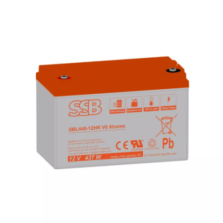 SSB AGM Μπαταρία 12V 100Ah SBL440-12HR V0 Xtreme 