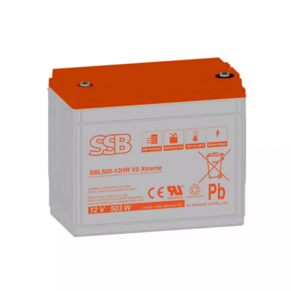 SSB AGM Μπαταρία 12V 134Ah SBL500-12HR V0 Xtreme 