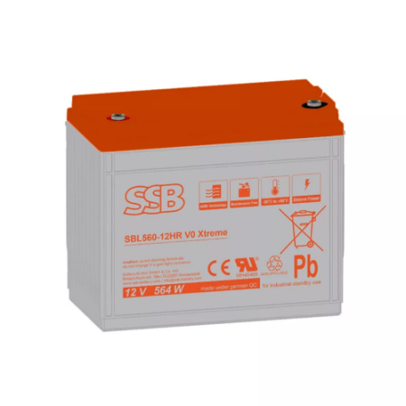 SSB AGM Μπαταρία 12V 140Ah SBL560-12HR V0 Xtreme 