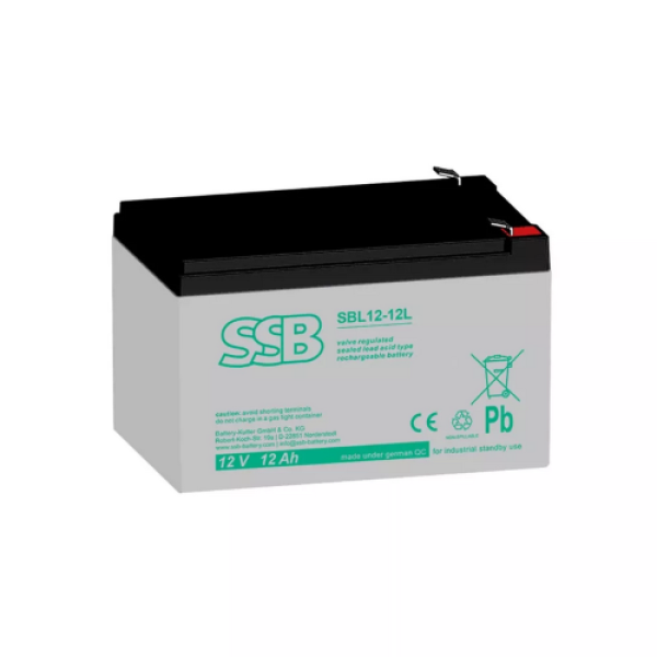 SSB AGM Μπαταρία 12V 12Ah SBL12-12L ES