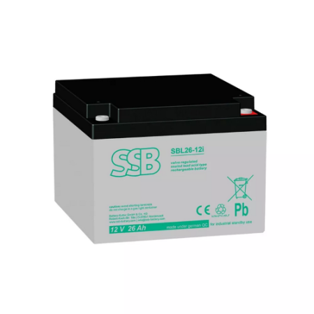 SSB AGM Μπαταρία 12V 26Ah SBL 26-12 ES