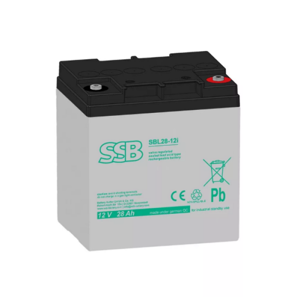 SSB AGM Μπαταρία 12V 28Ah SBL 28-12i 