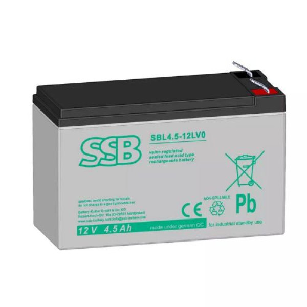 SSB AGM Μπαταρία 12V 4.5Ah SBL4.5-12LV0