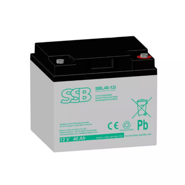 SSB AGM Μπαταρία 12V 40Ah SBL 40-12i 