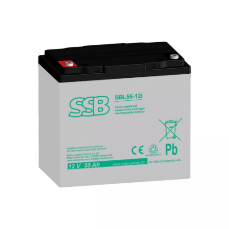 SSB AGM Μπαταρία 12V 55Ah SBL 55-12i 