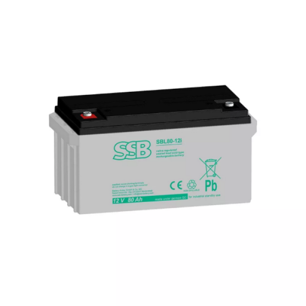 SSB AGM Μπαταρία 12V 80Ah SBL 80-12i 