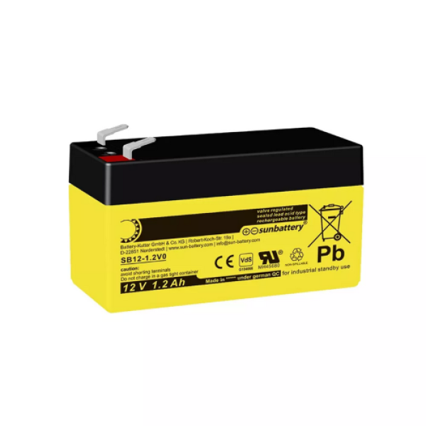 SUN AGM Μπαταρία 12V 1.2Ah SB 12-1.2V0