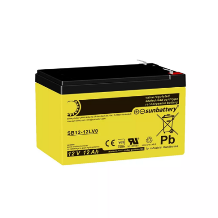 SUN AGM Μπαταρία 12V 12Ah SB 12-12LV0 