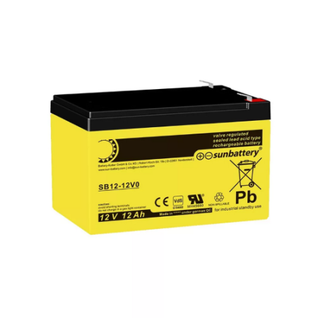 SUN AGM Μπαταρία 12V 12Ah SB 12-12V0