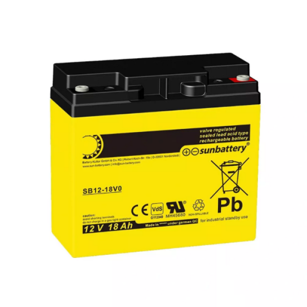 SUN AGM Μπαταρία 12V 18Ah SB 12-18V0