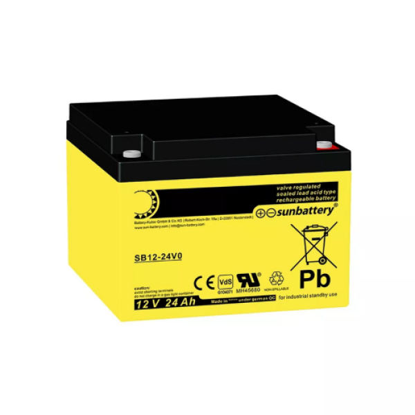 SUN AGM Μπαταρία 12V 24Ah SB 12-24V0 
